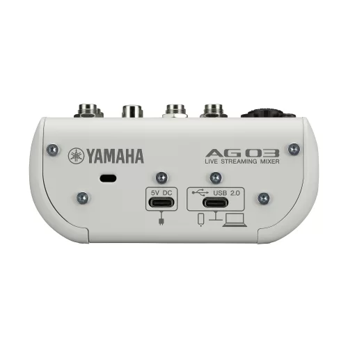 Yamaha AG03MK2 White 3-канальный микшер с USB-аудиоинтерфейсом